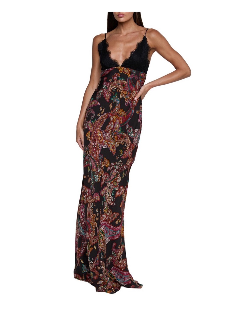 L'AGENCE SUSANNA LACE BST SLIP DRS Size 8 $795 MSRP